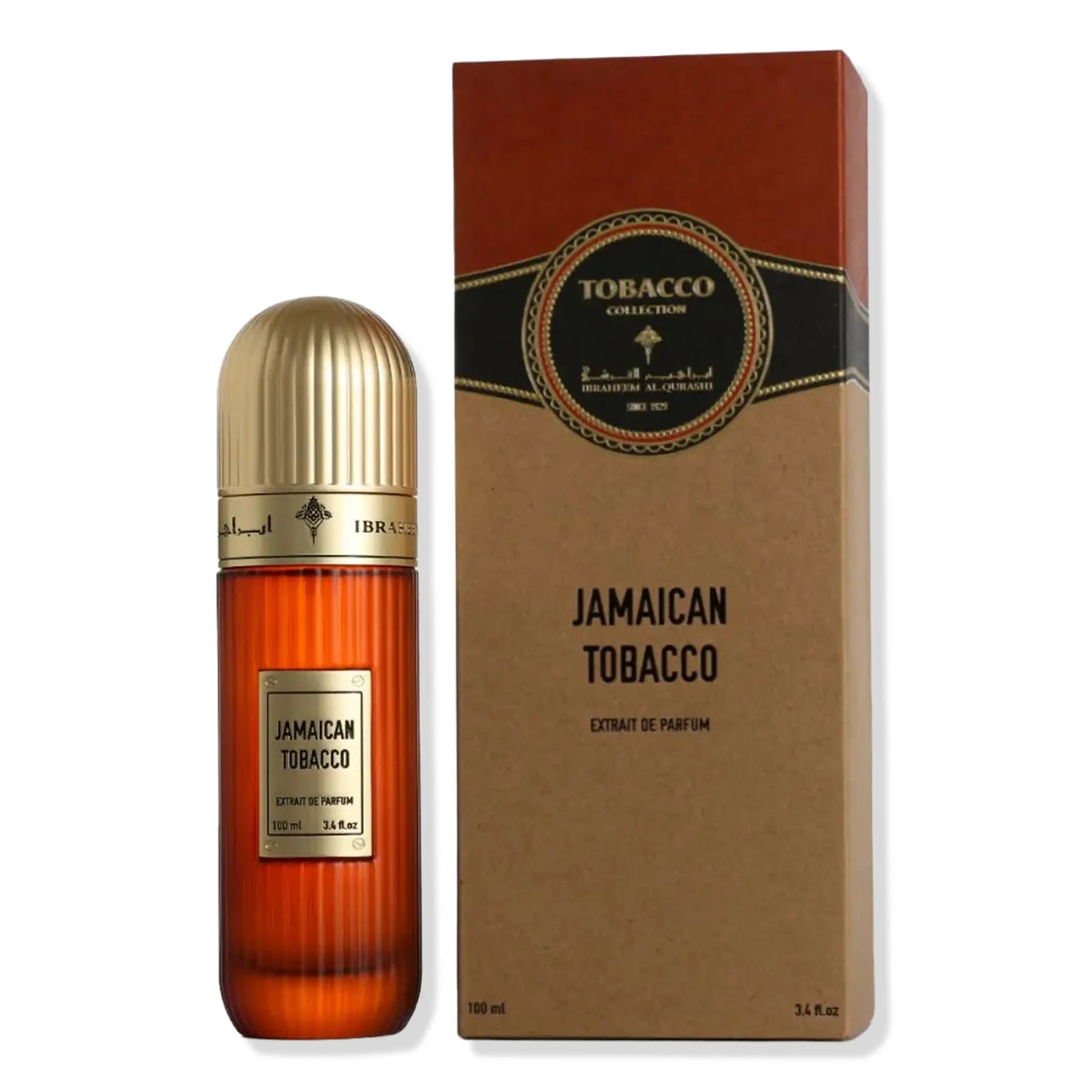 With Box View of IBRAQ Jamaican Tobacco Extrait De Parfum